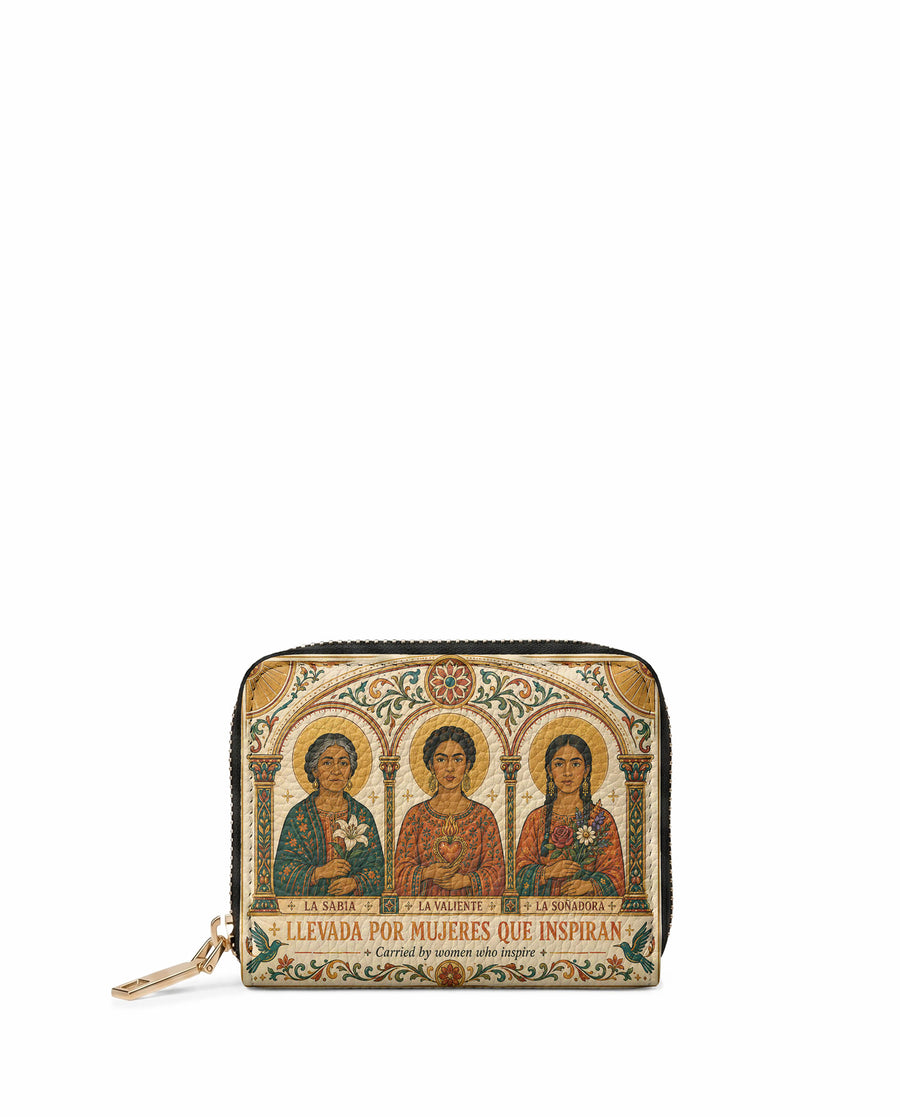 "Llevada por mujeres que inspiran" ver.1 Mini Wallet