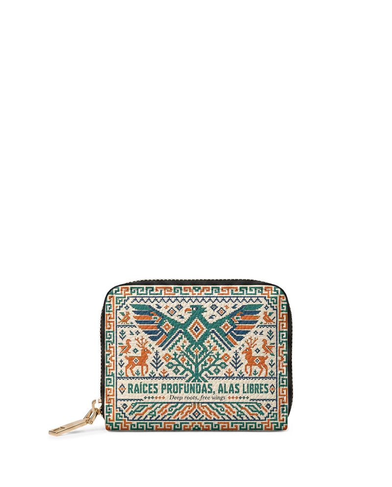 "Raíces profundas, alas libres" ver.5 Mini Wallet