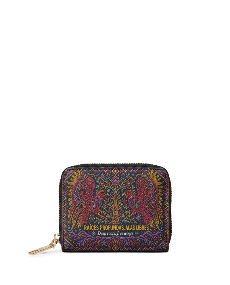 "Raíces profundas, alas libres" ver.1 Mini Wallet