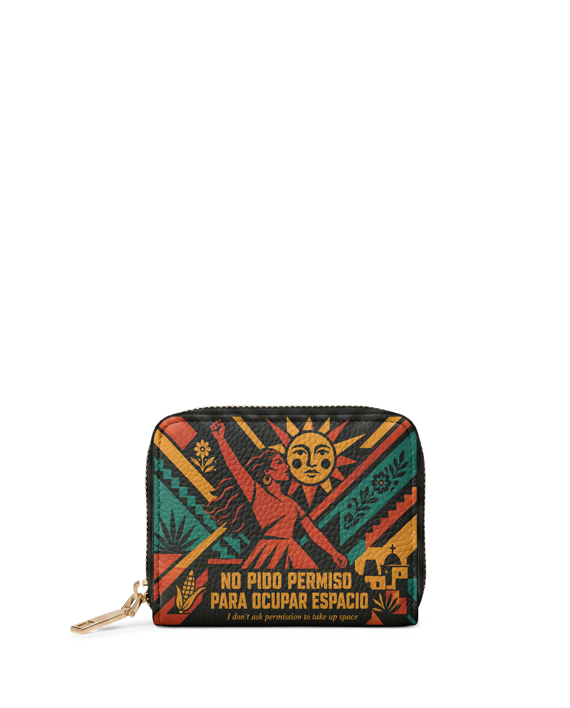 "No pido permiso para ocupar espacio" ver.1 Mini Wallet