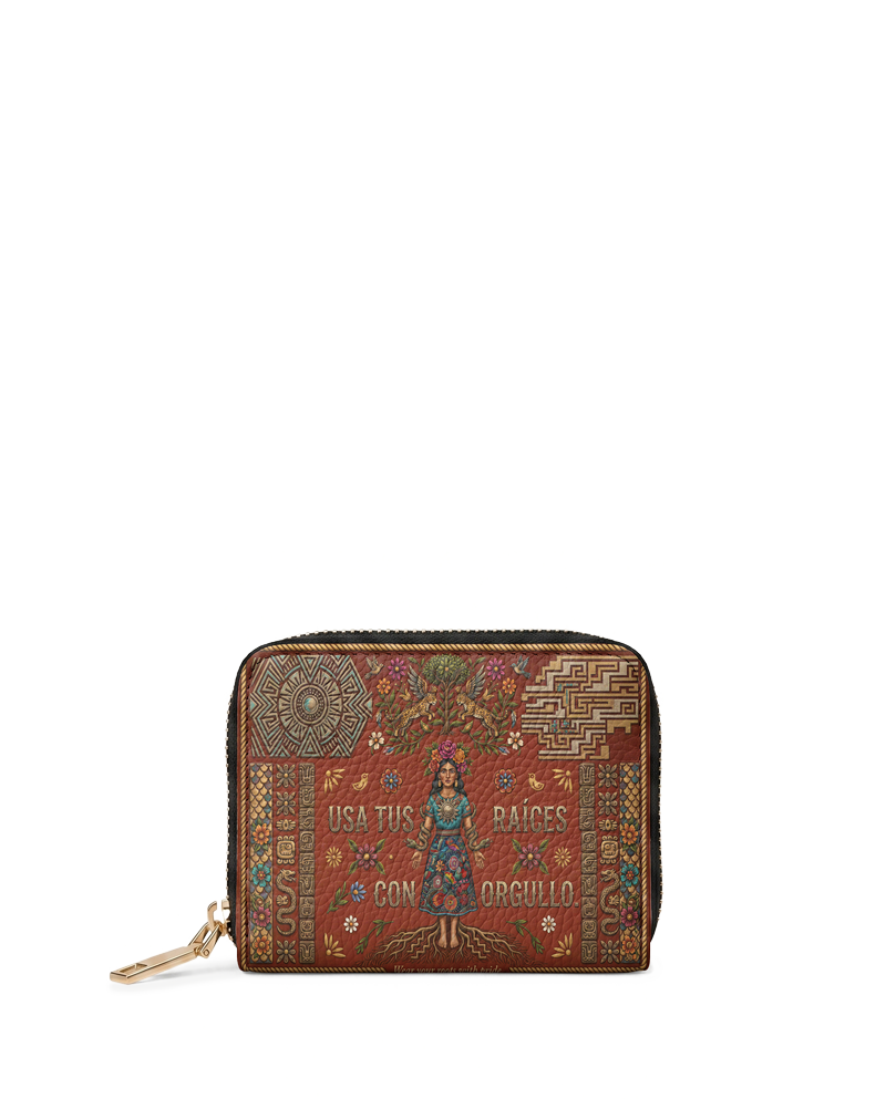 "Usa tus raíces con orgullo" ver.2 Mini Wallet