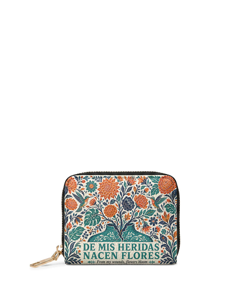 "De mis heridas nacen flores" ver.1 Mini Wallet