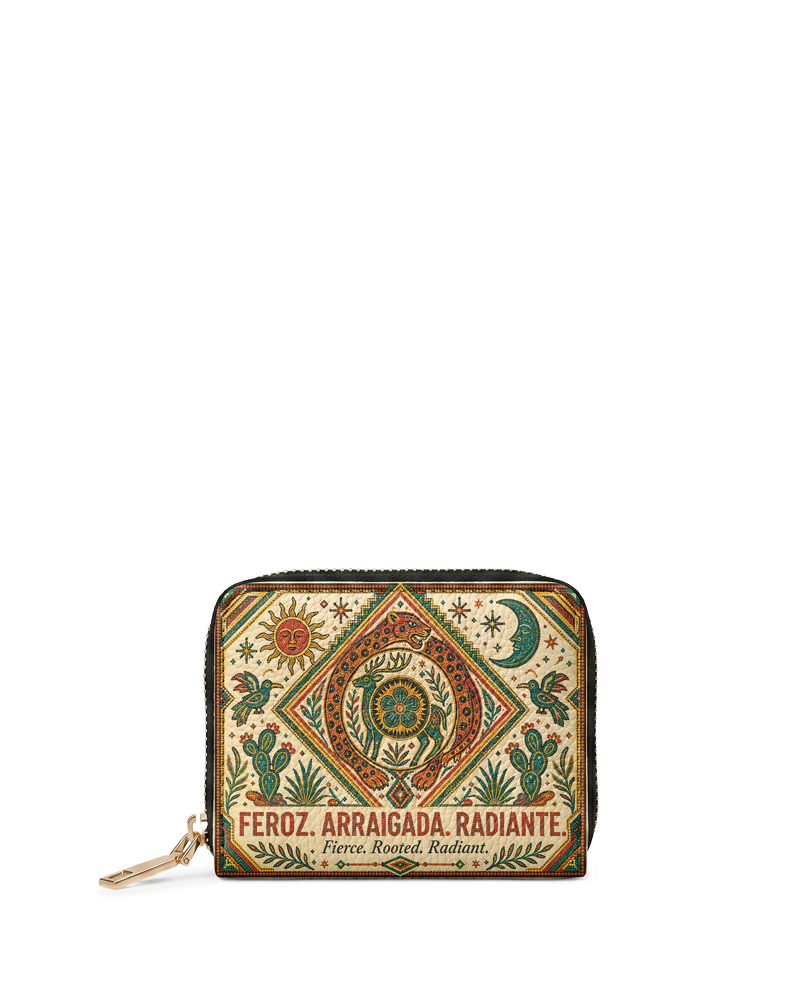 "Feroz. Arraigada. Radiante" ver.2 Mini Wallet