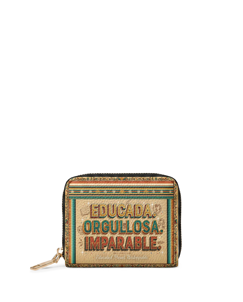 "Educada. Orgullosa. Imparable" ver.4 Mini Wallet
