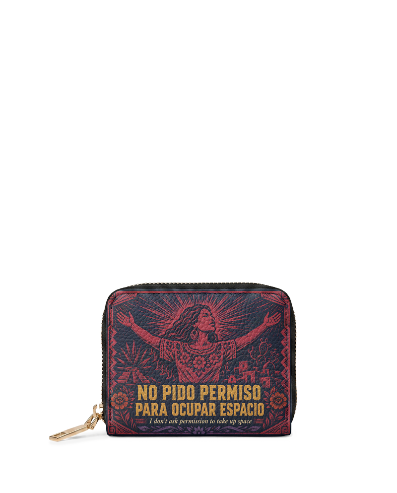 "No pido permiso para ocupar espacio" ver.2 Mini Wallet
