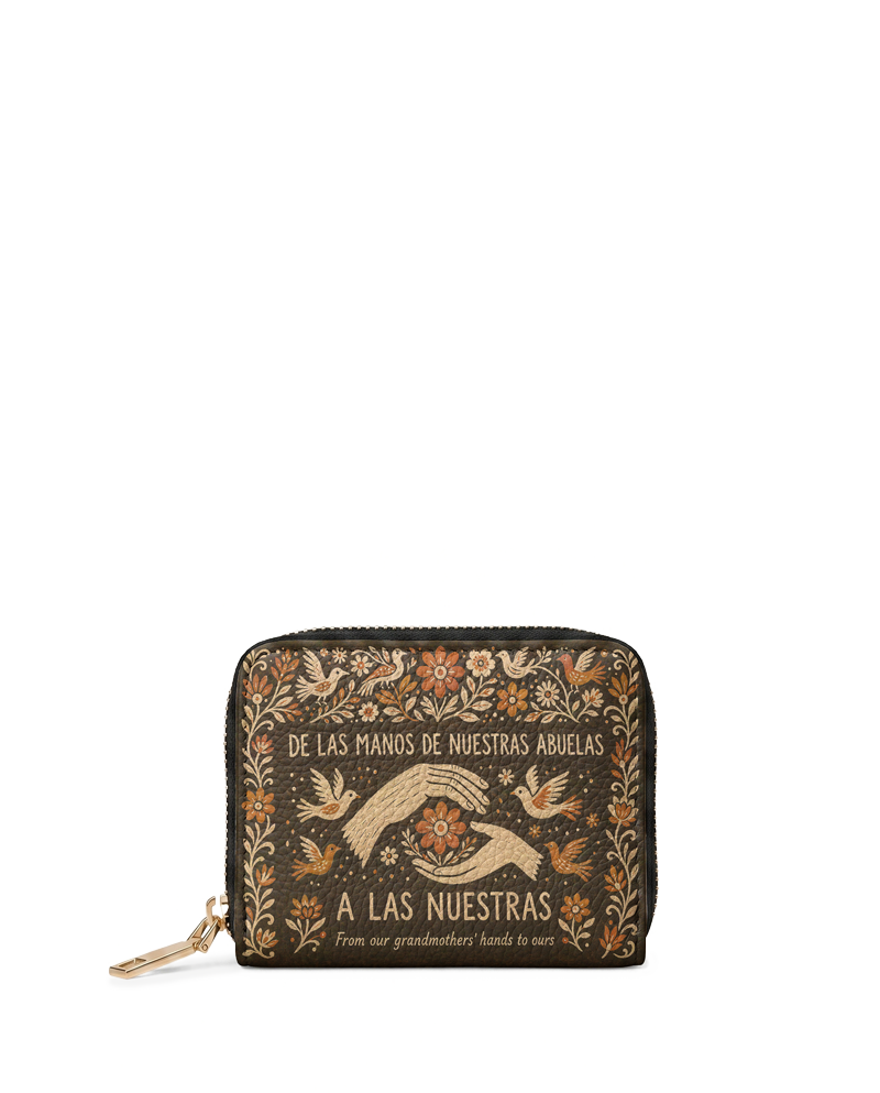"De las manos de nuestras abuelas a las nuestras" ver.2 Mini Wallet