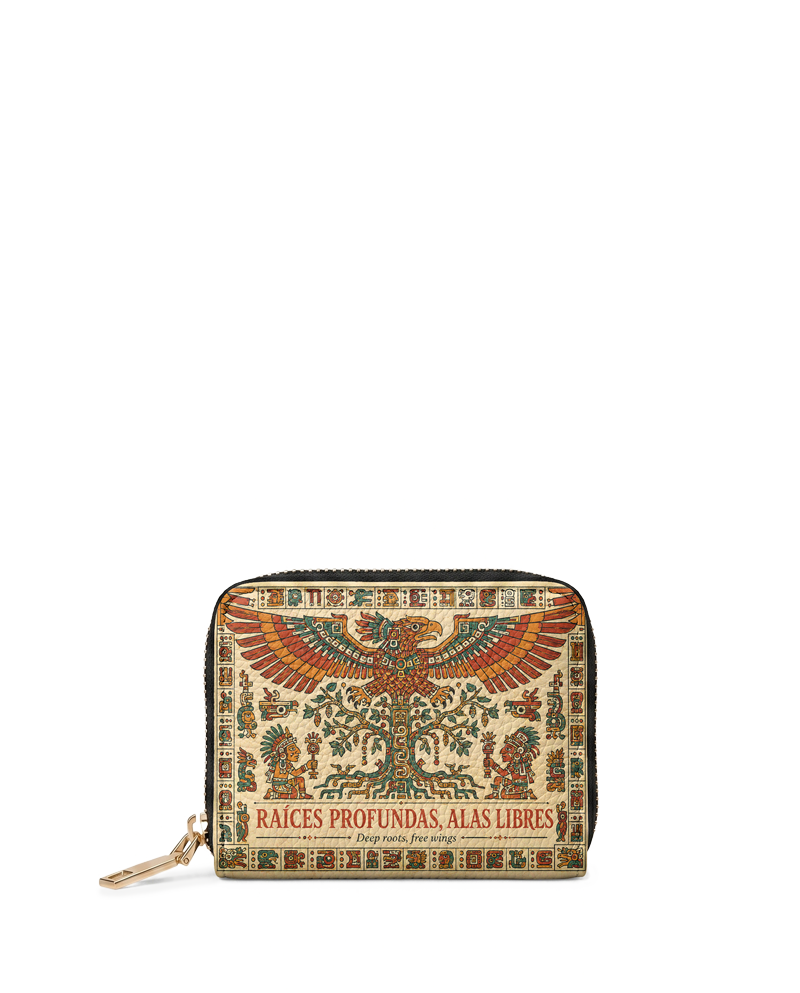 "Raíces profundas, alas libres" ver.3 Mini Wallet