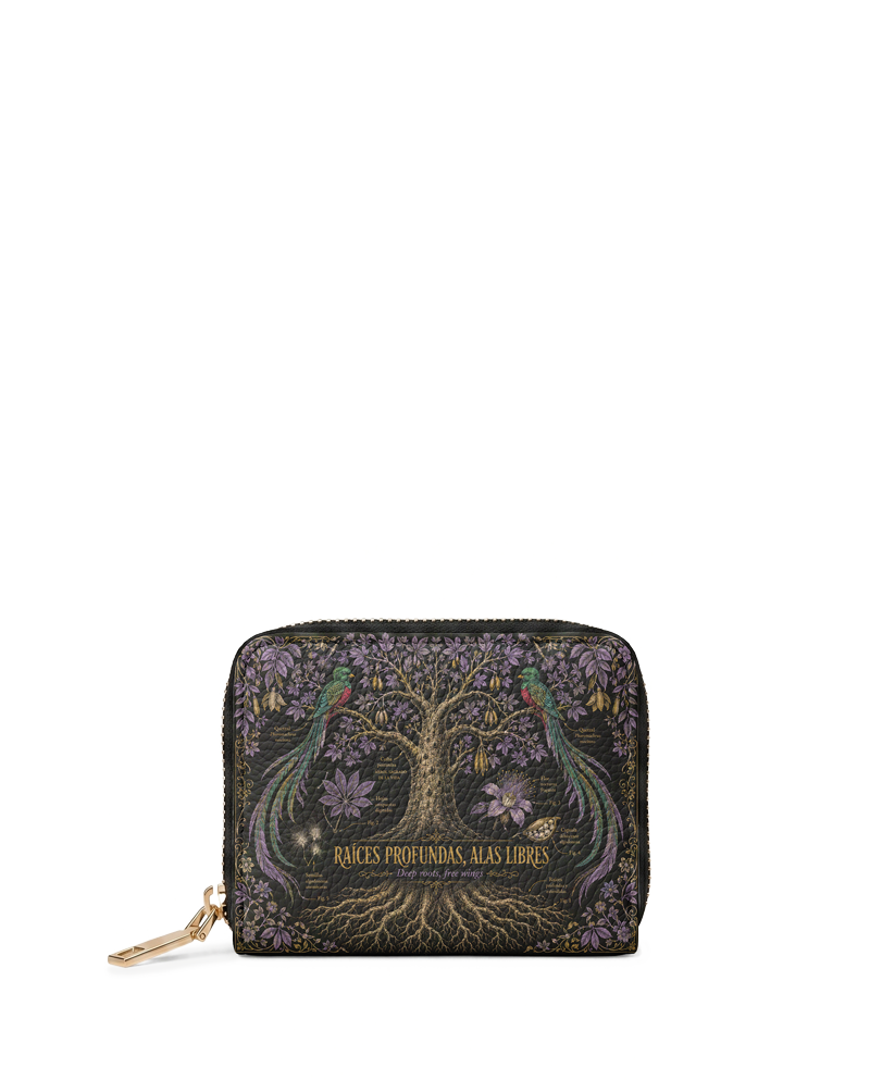 "Raíces profundas, alas libres" ver.2 Mini Wallet