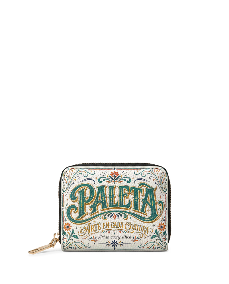 "La Paleta — Arte en cada costura" ver.2 Mini Wallet
