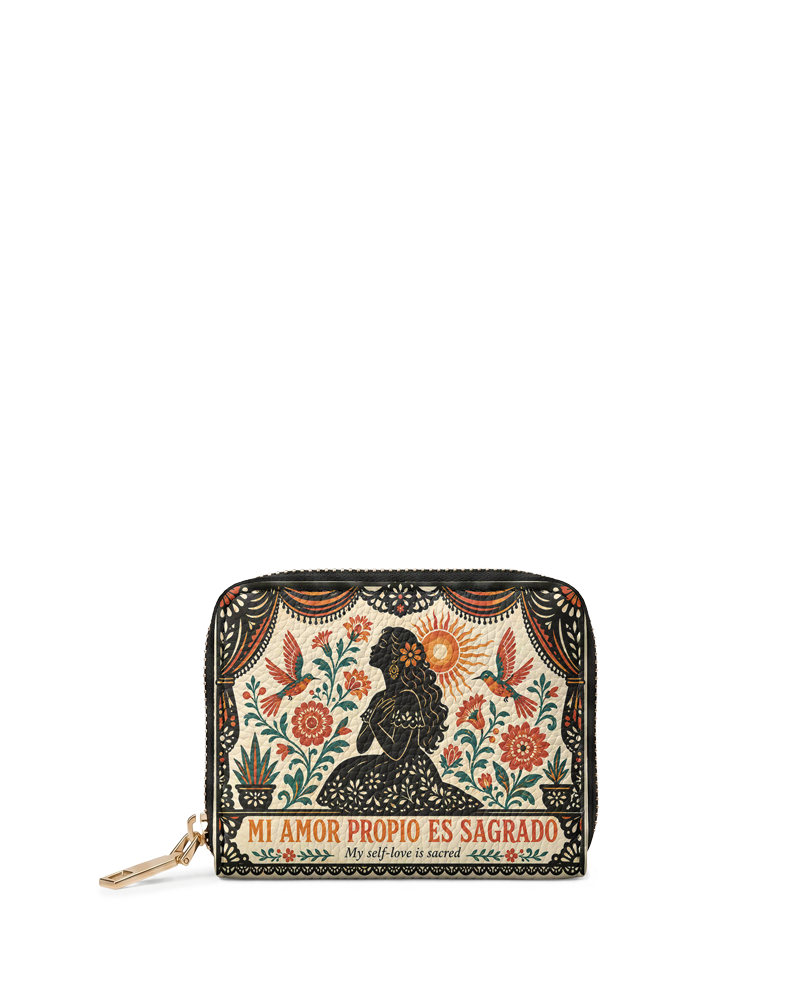 "Mi amor propio es sagrado" ver.5 Mini Wallet