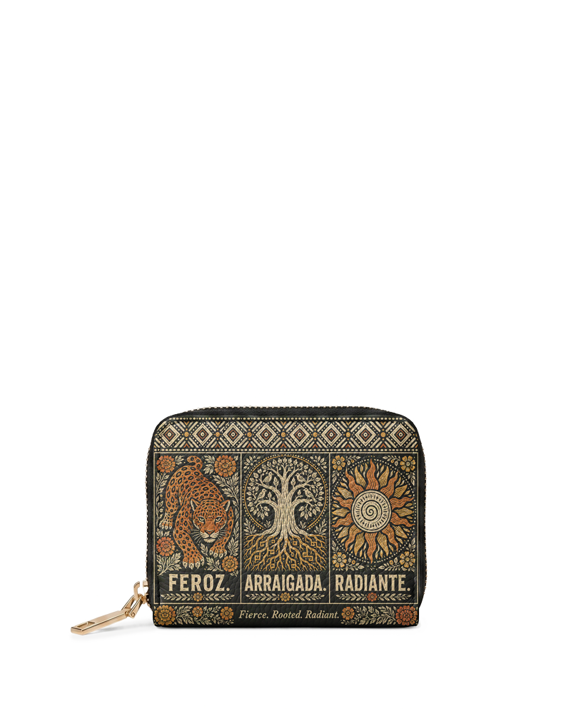 "Feroz. Arraigada. Radiante" ver.4 Mini Wallet