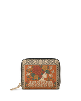 "Lleva su cultura como flores en flor" ver.3 Mini Wallet