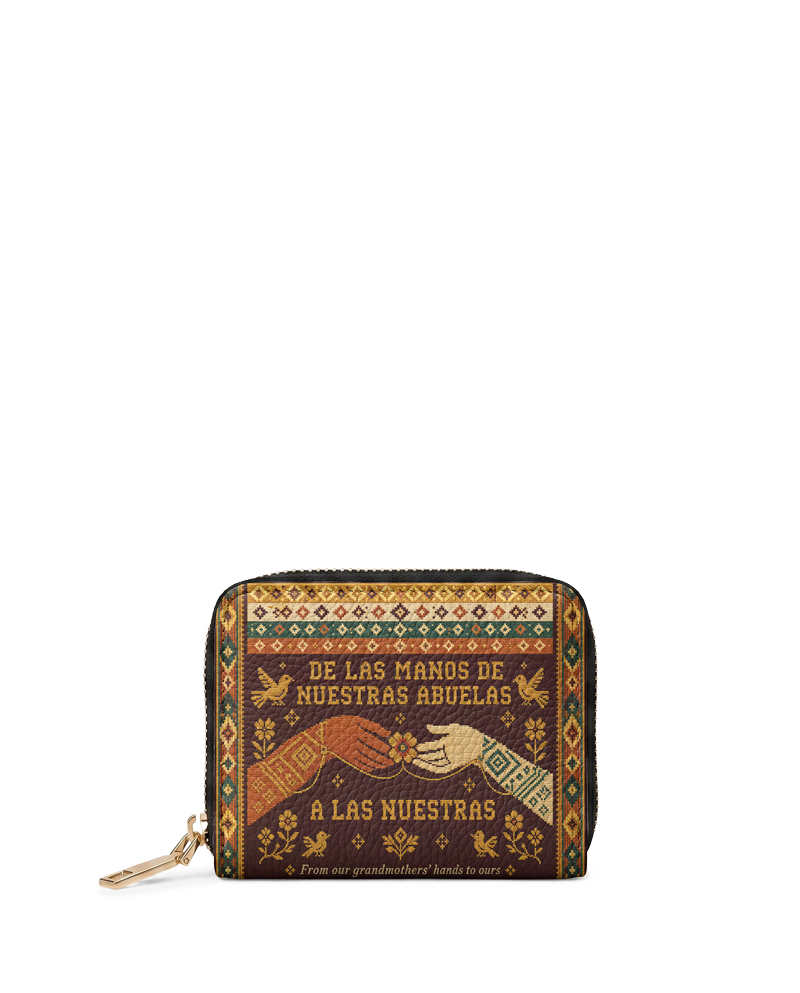 "De las manos de nuestras abuelas a las nuestras" ver.3 Mini Wallet