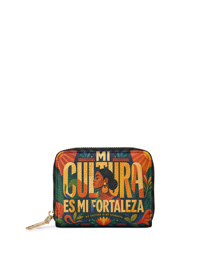 "Mi cultura es mi fortaleza" ver.2 Mini Wallet