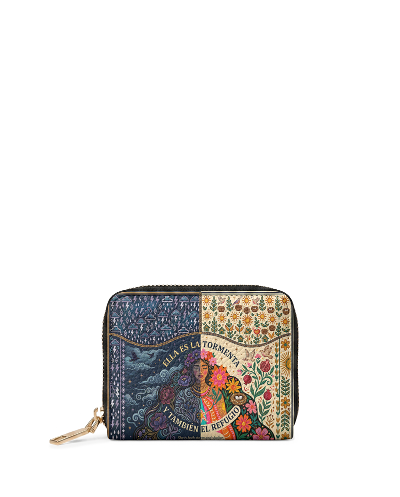 "Ella es la tormenta y también el refugio" ver.1 Mini Wallet