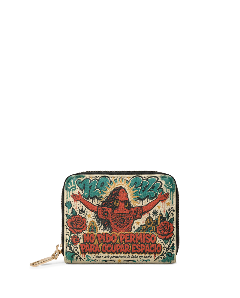 "No pido permiso para ocupar espacio" ver.3 Mini Wallet