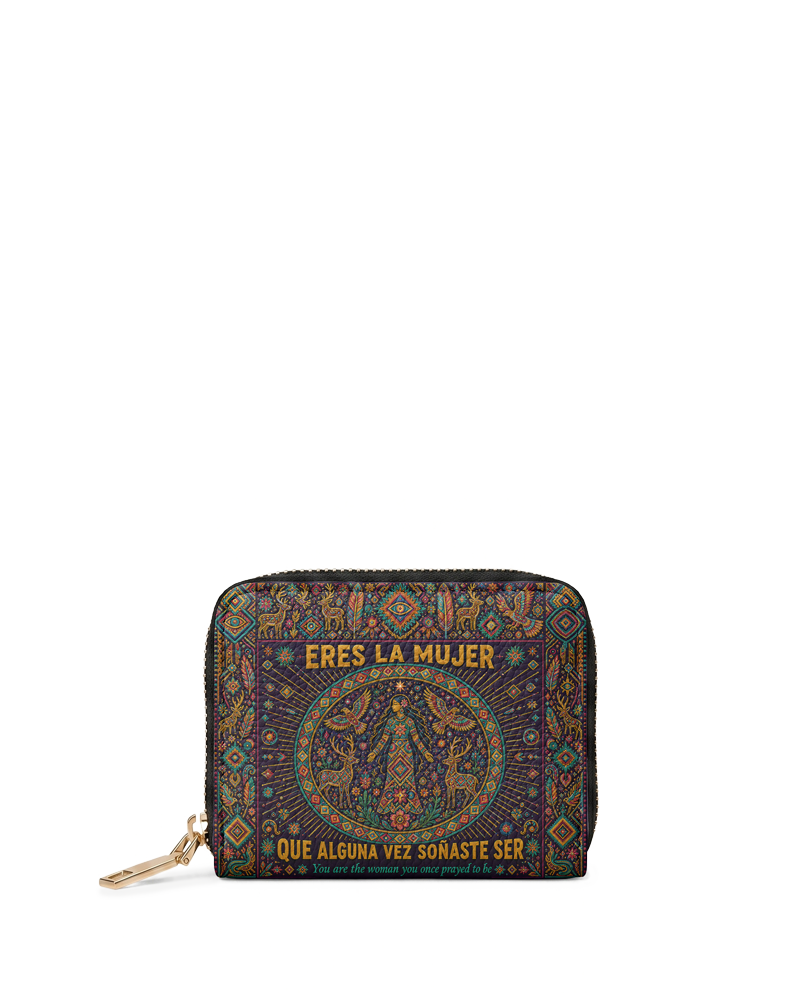 "Eres la mujer que alguna vez soñaste ser" ver.8 Mini Wallet