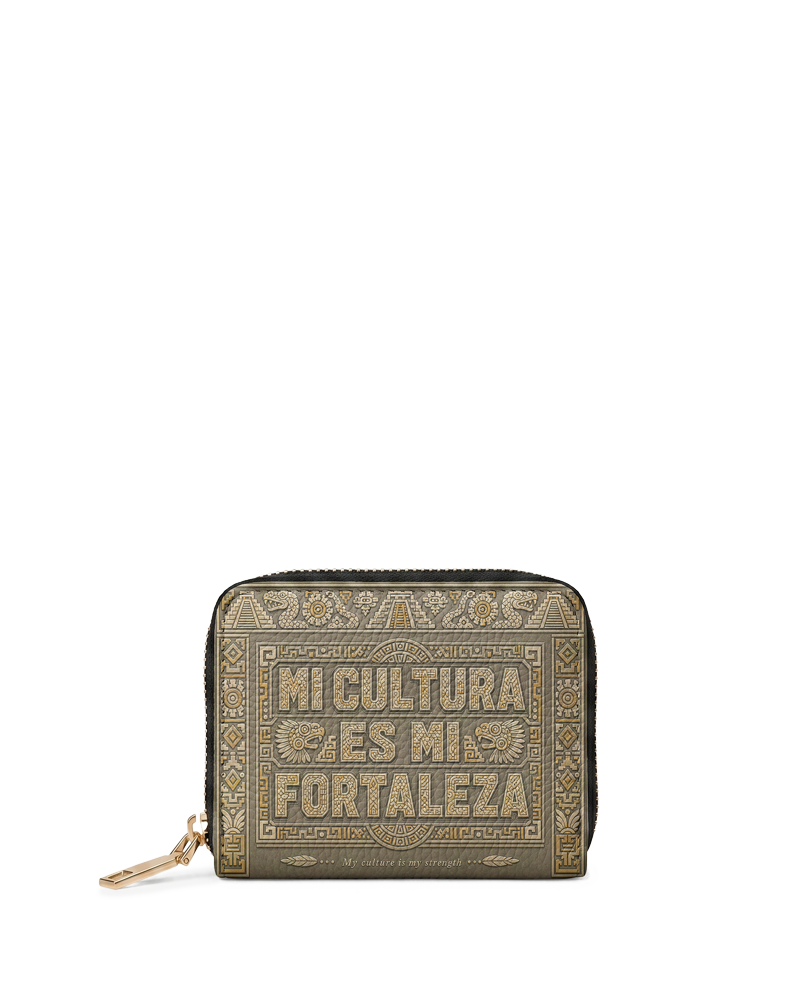 "Mi cultura es mi fortaleza" ver.5 Mini Wallet