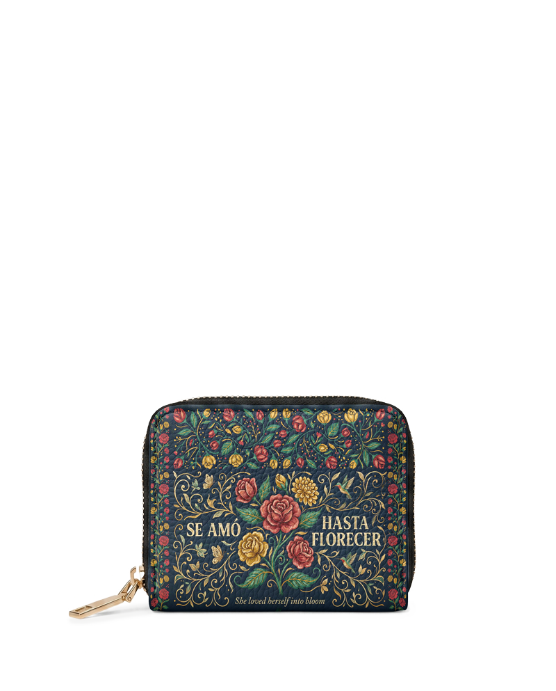 "Se amó hasta florecer" ver.6 Mini Wallet