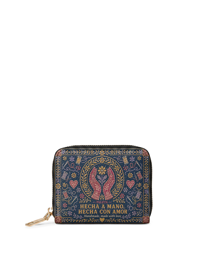 "Hecha a mano, hecha con amor" ver.4 Mini Wallet