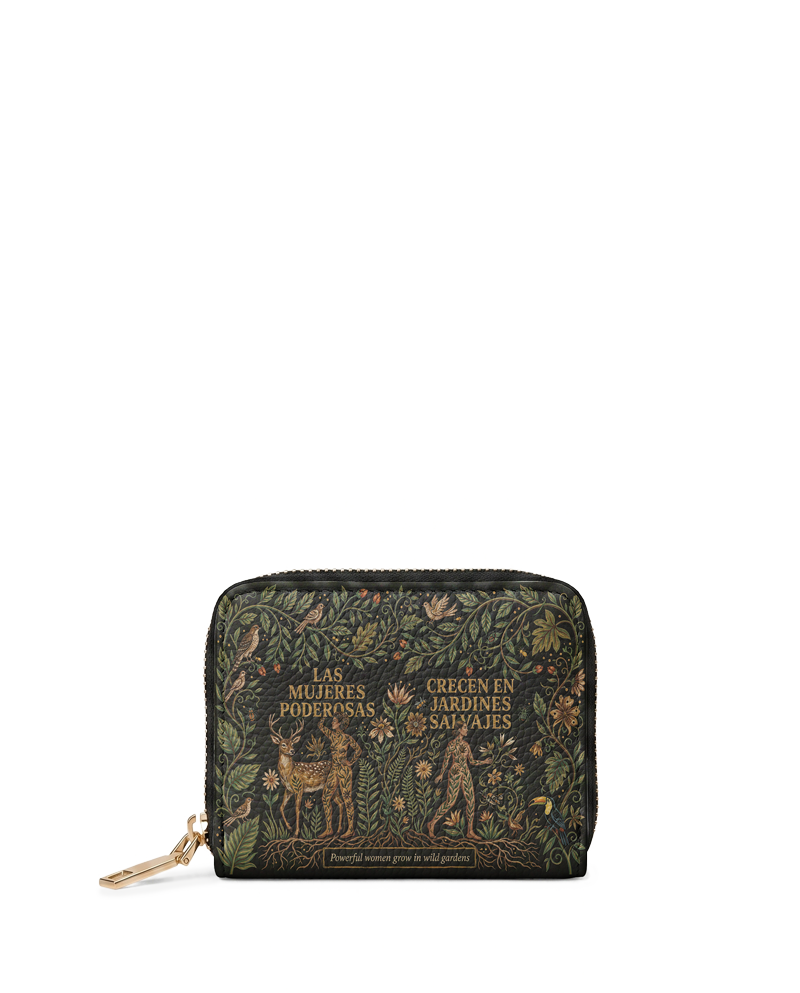 "Las mujeres poderosas crecen en jardines salvajes" ver.3 Mini Wallet