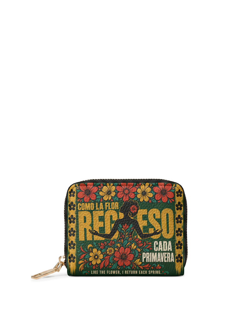 "Como la flor, regreso cada primavera" ver.1 Mini Wallet
