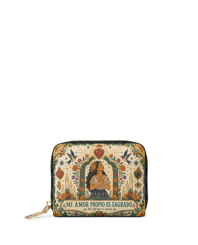 "Mi amor propio es sagrado" ver.1 Mini Wallet