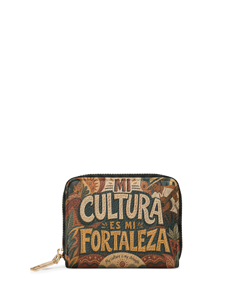 "Mi cultura es mi fortaleza" ver.1 Mini Wallet