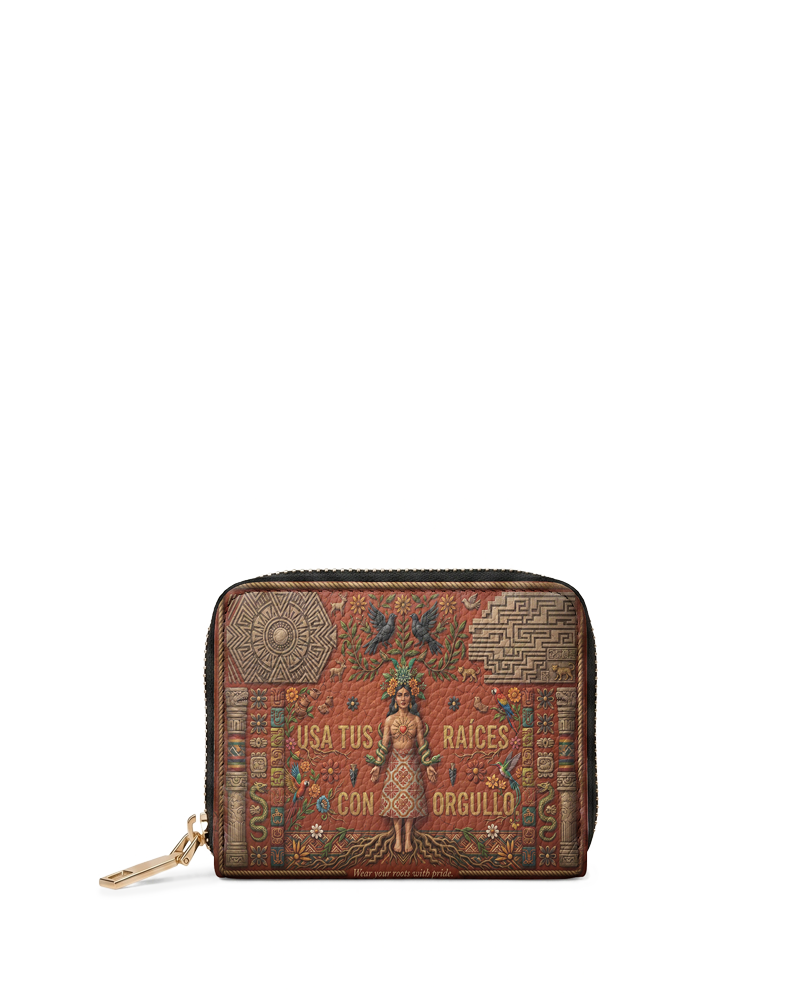 "Usa tus raíces con orgullo" ver.1 Mini Wallet