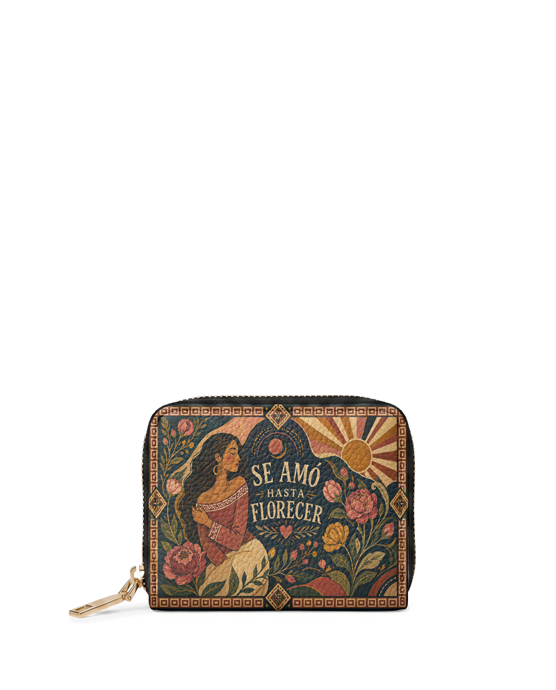 "Se amó hasta florecer" ver.1 Mini Wallet