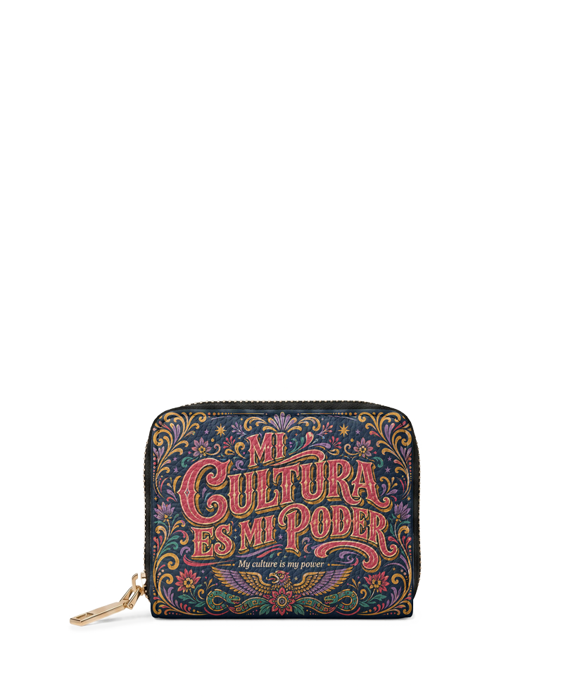 "Mi cultura es mi poder" ver.2 Mini Wallet