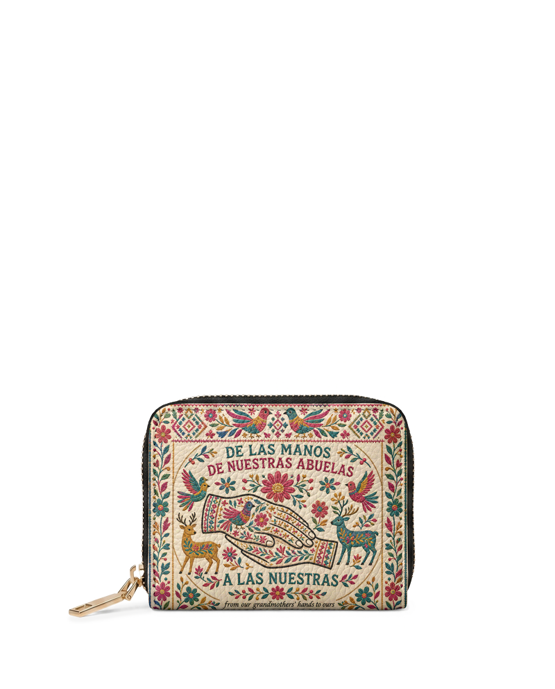 "De las manos de nuestras abuelas a las nuestras" ver.1 Mini Wallet