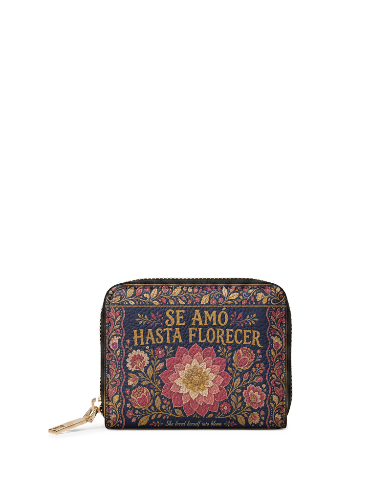 "Se amó hasta florecer" ver.4 Mini Wallet