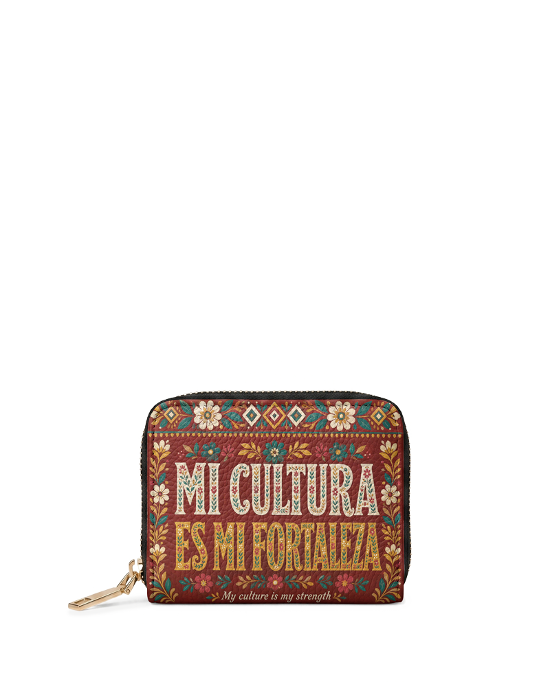 "Mi cultura es mi fortaleza" ver.6 Mini Wallet