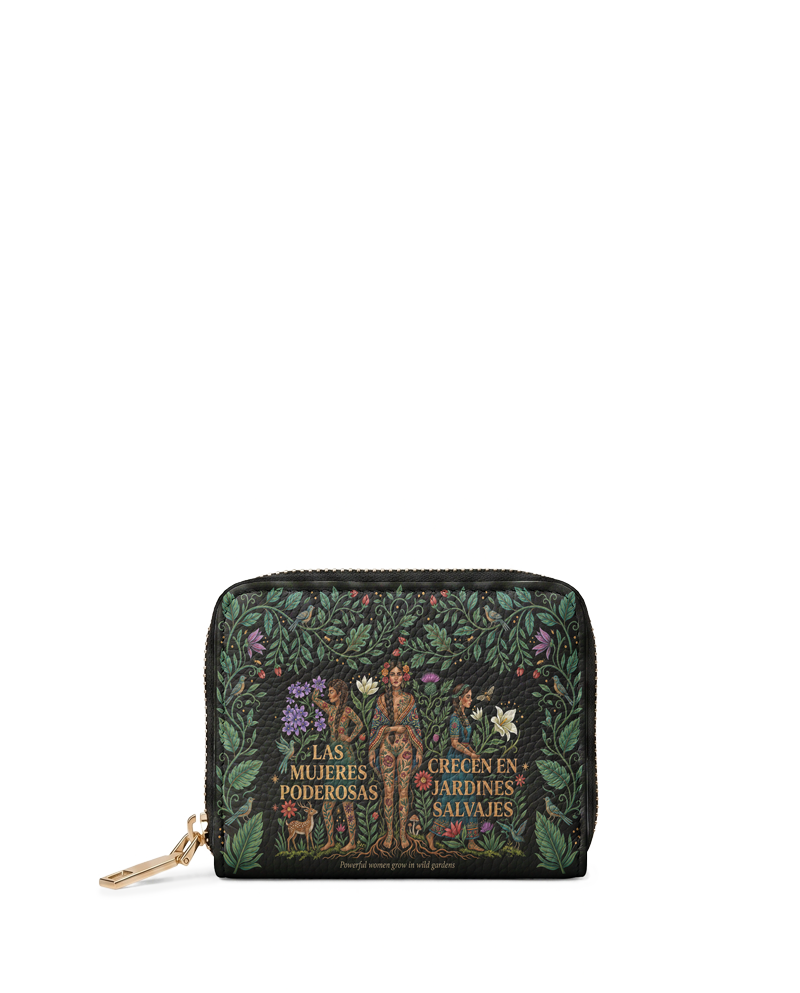 "Las mujeres poderosas crecen en jardines salvajes" ver.1 Mini Wallet