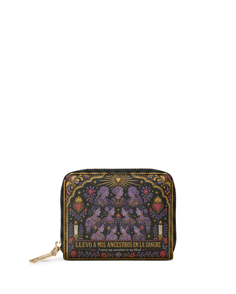 "Llevo a mis ancestros en la sangre" ver.3 Mini Wallet