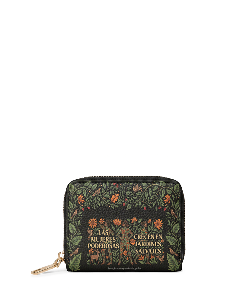 "Las mujeres poderosas crecen en jardines salvajes" ver.2 Mini Wallet