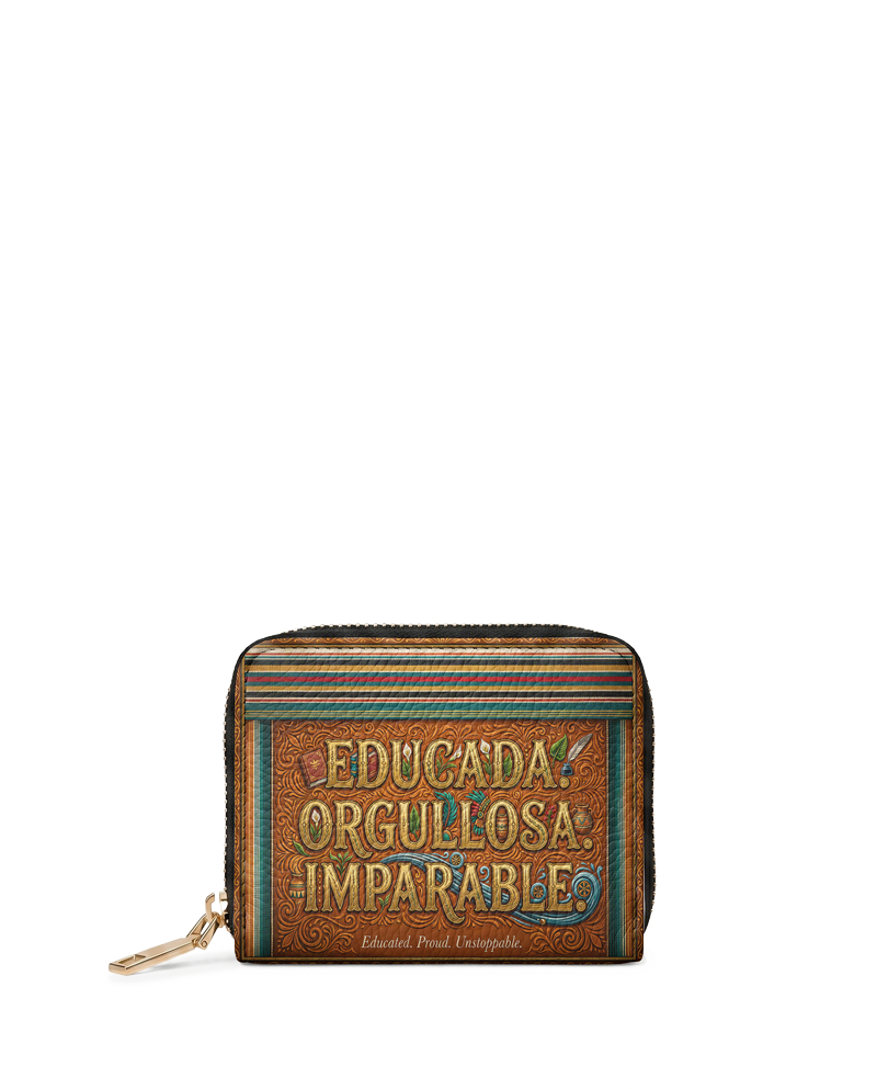 "Educada. Orgullosa. Imparable" ver.2 Mini Wallet