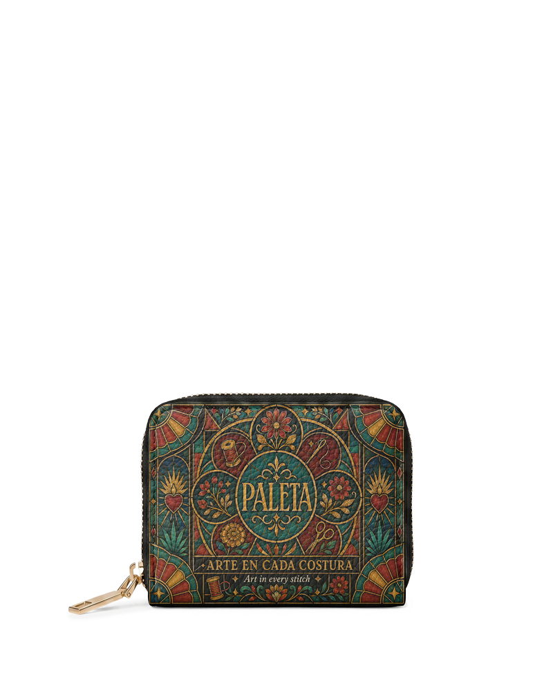 "La Paleta — Arte en cada costura" ver.5 Mini Wallet