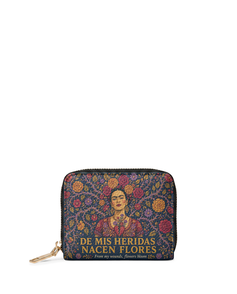 "De mis heridas nacen flores" ver.3 Mini Wallet