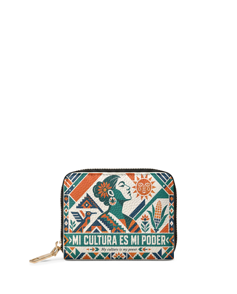 "Mi cultura es mi poder" ver.4 Mini Wallet
