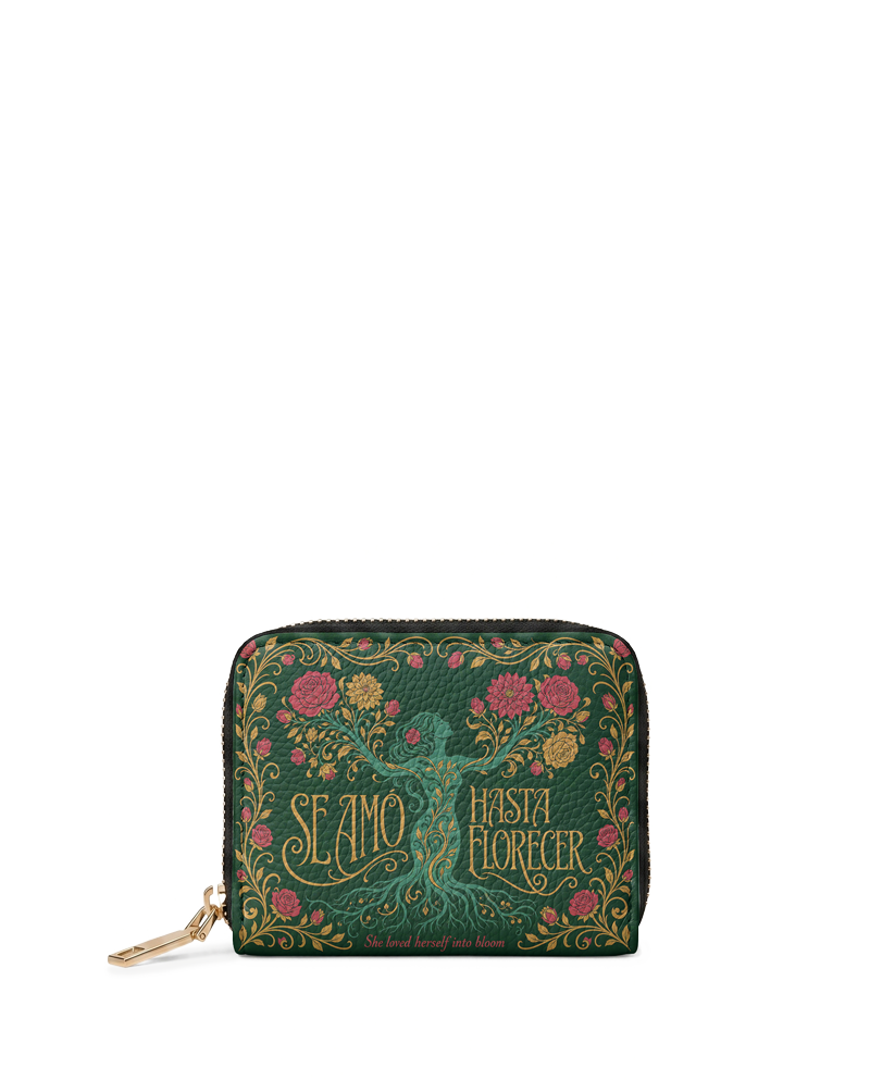 "Se amó hasta florecer" ver.3 Mini Wallet