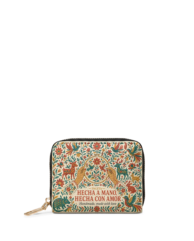 "Hecha a mano, hecha con amor" ver.1 Mini Wallet