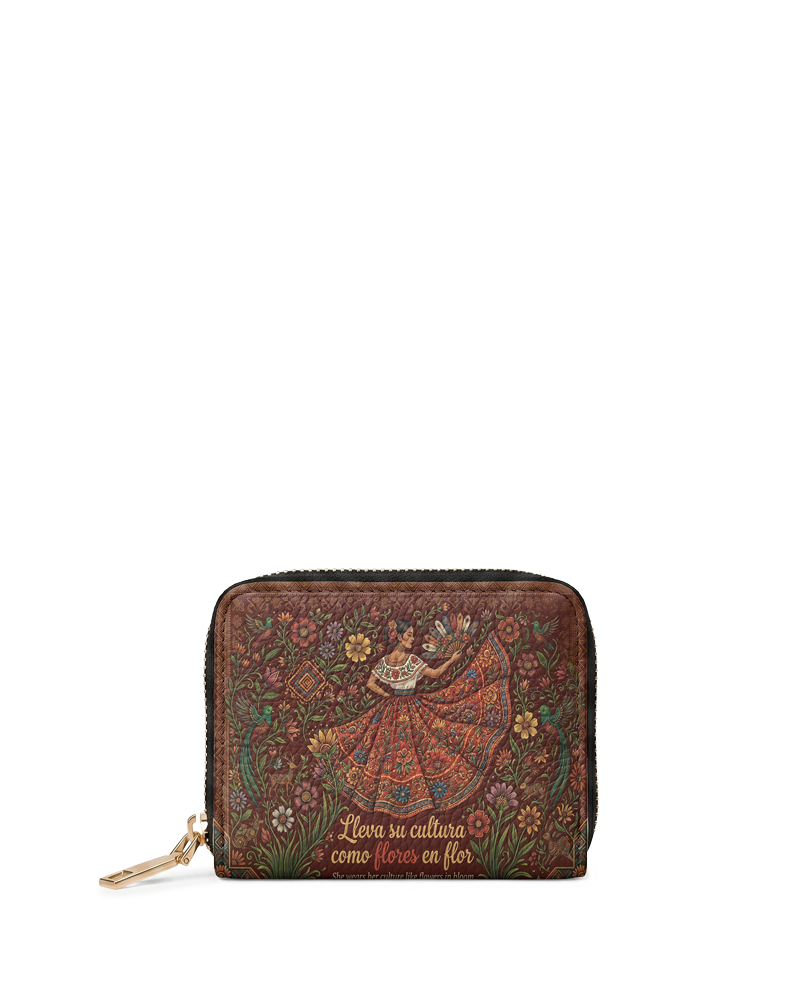 "Nacida de la tierra, hecha para el mundo" ver.5 Mini Wallet