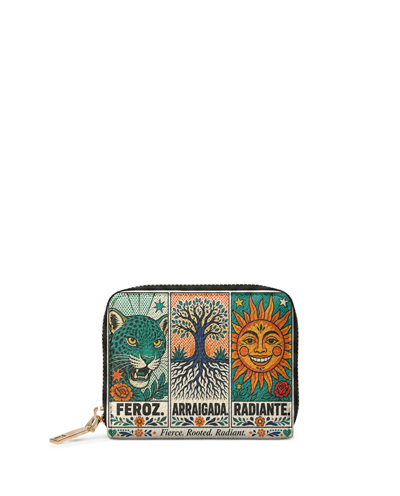 "Feroz. Arraigada. Radiante" ver.3 Mini Wallet