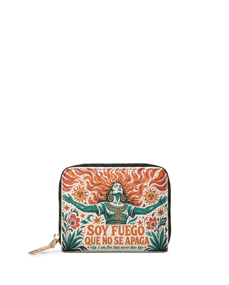 "Soy fuego que no se apaga" ver.4 Mini Wallet