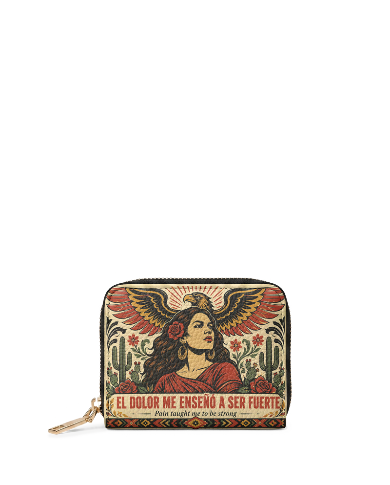 "El dolor me enseñó a ser fuerte" ver.3 Mini Wallet