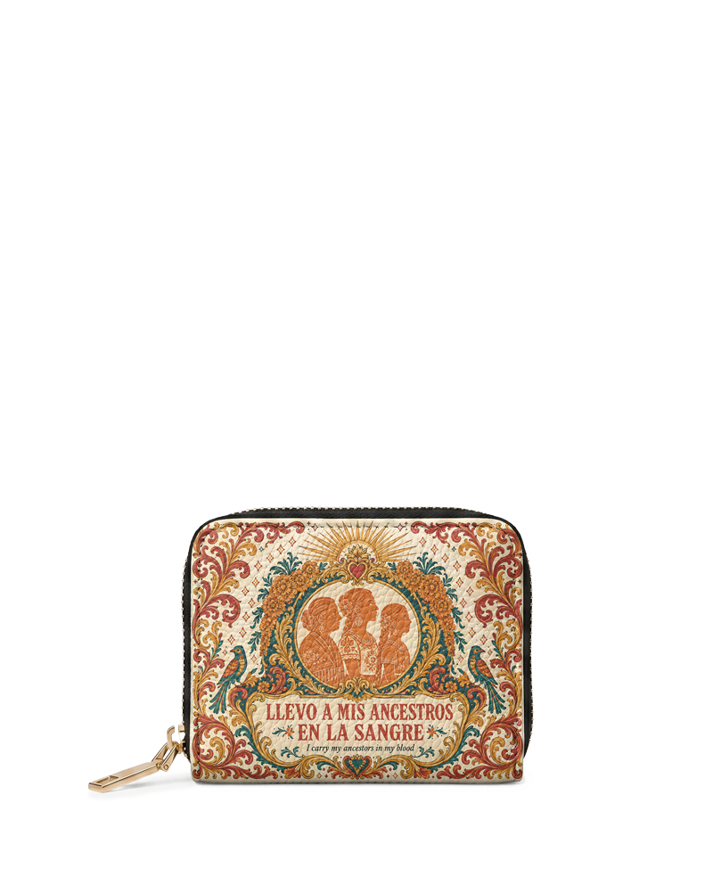 "Llevo a mis ancestros en la sangre" ver.5 Mini Wallet