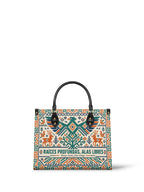 "Raíces profundas, alas libres" ver.4 Leather Handbag - front view | Paleta Bags