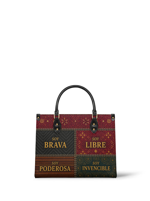 "LA GUERRERA" ver.1 Leather Handbag - front view | Paleta Bags